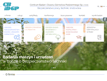 Tablet Screenshot of cbidgp.pl
